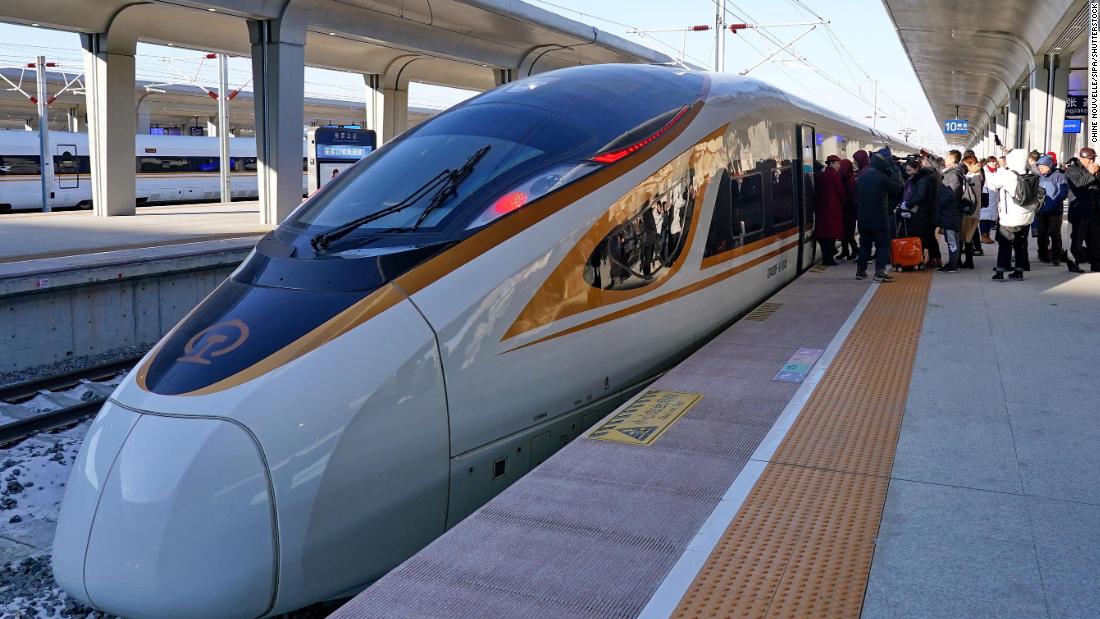 Driverless bullet train in China goes into service